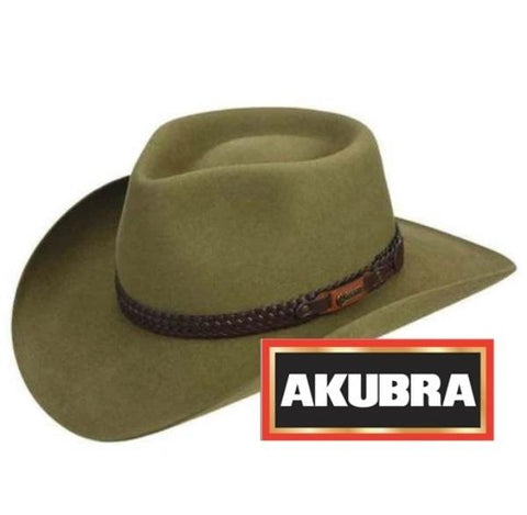 Akubra - Snowy River Hat - Black / Santone - Surplus City