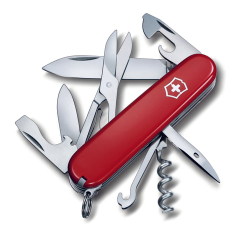 Victorinox - Swiss Army Knife - Climber 14 Function Multi-Tool - Red