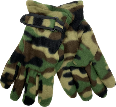 Full Fingered Woodland Fleece Gloves