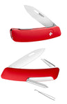 SWIZA - D2 4 Piece Multitool - Red / White / Blue / Black